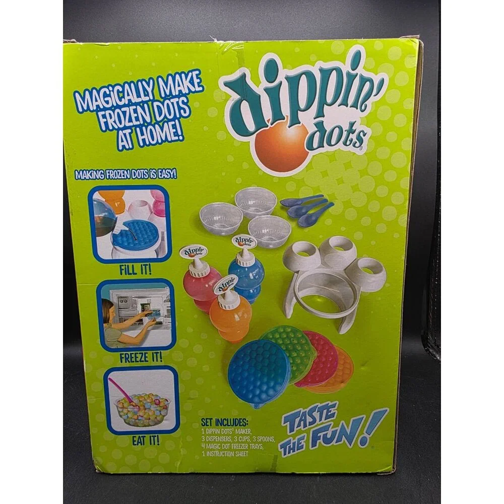 Dippin Dots Frozen Dot Maker Magic Set With 3 Flavor Dispensers And Accessories